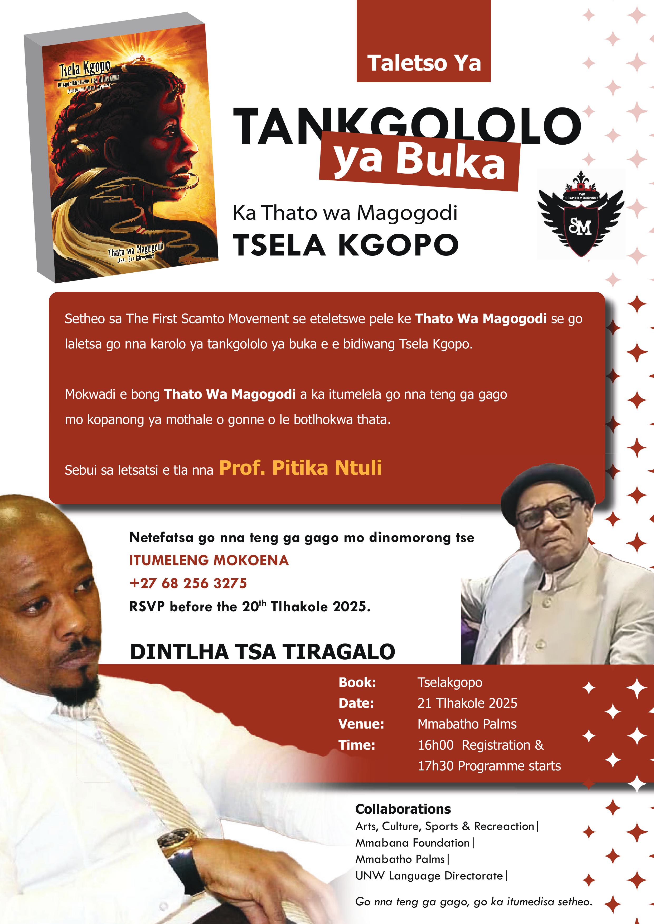 Tsela Kgopo Book Launch